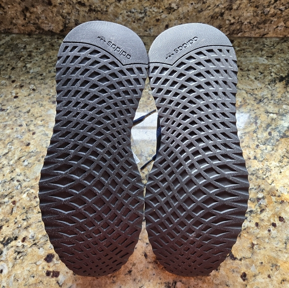 New With Tags Adidas Blue and White Sneakers with Chunky Sole - Picture 9 of 9